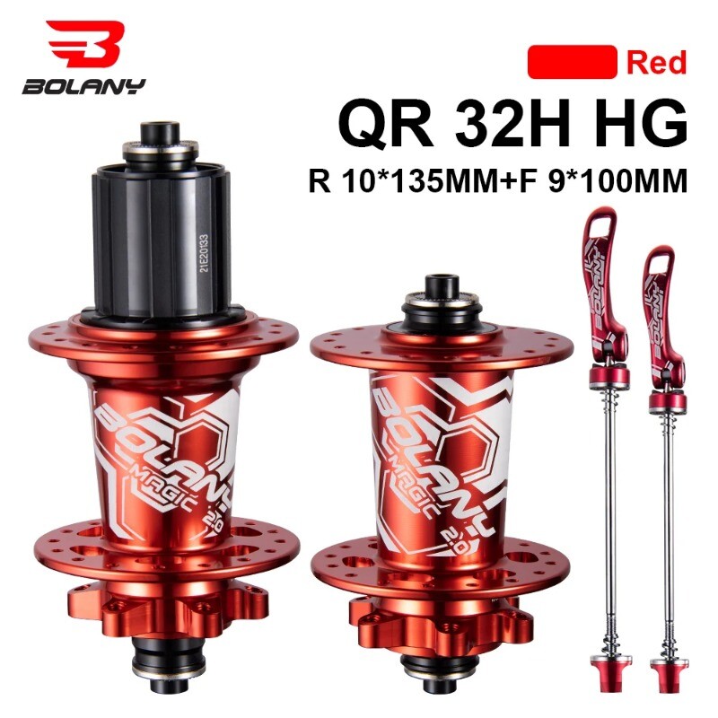 32H MTB Bicycle Disc Brake 6 Pawls 108 Clicks 4 Sealed Bearing Hubs XD HG QR