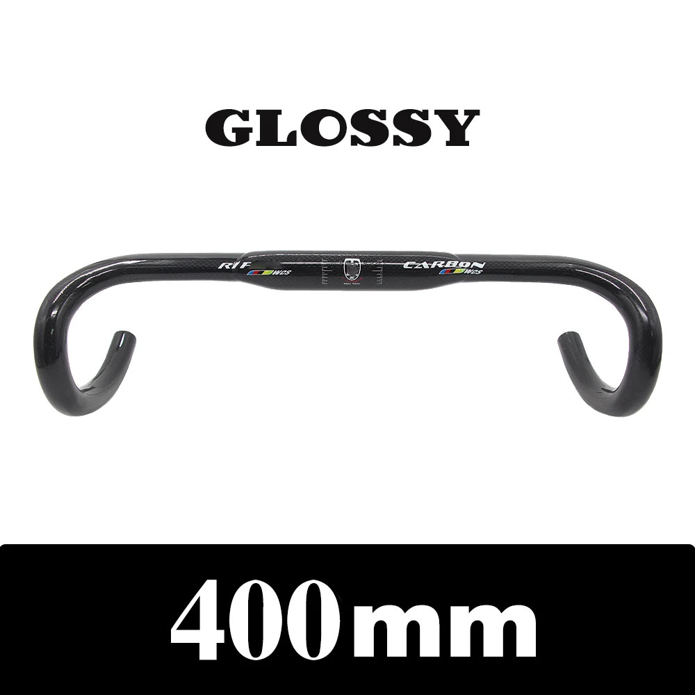 3K Full Carbon Fibre Road Bike Handlebar 31.8*380/400/420/440mm Bike Parts