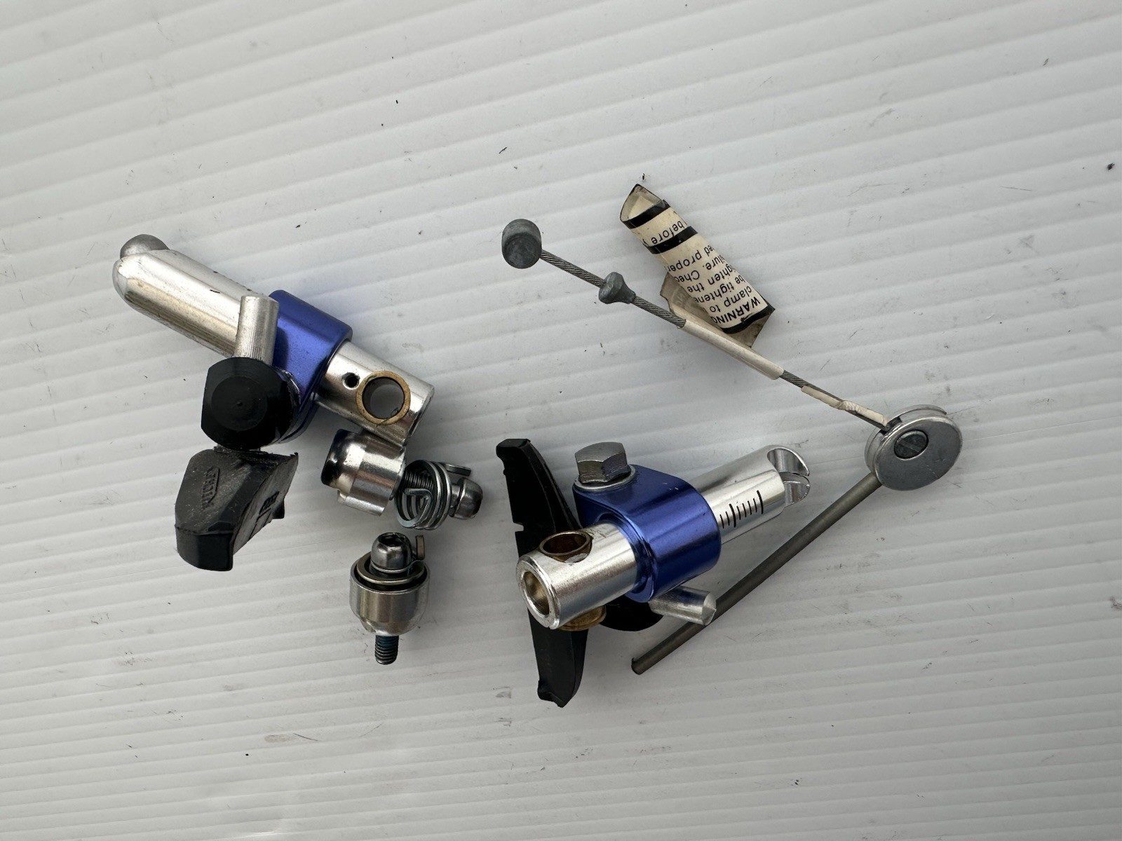 Dia-Compe Front Rear Cantilever Brake Set Blue Kool Stop Marin MTB Take-Off