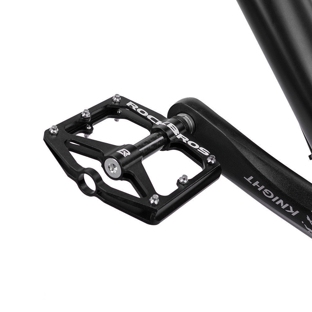 ROCKBROS Bicycle Pedals DU Sealed Bearing Aluminum Alloy Non-Slip Pedals 9/16»