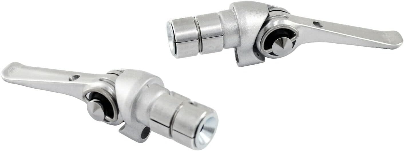 Dia-COMPE BAR END Control Silver Shift Lever Shifters Pair for 8/9/10 Speed
