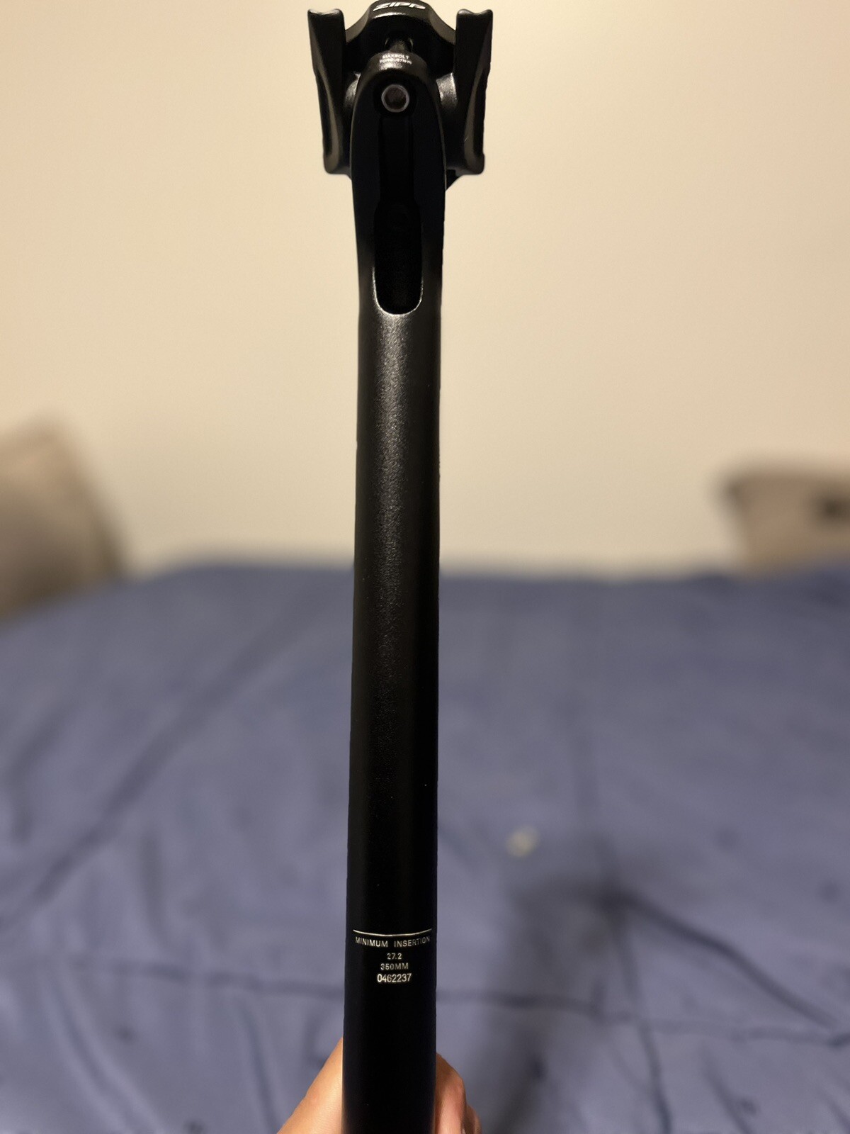 Zipp Service Course Seatpost – 27.2mm Diameter, 350mm Length, Zero Offset, Bead