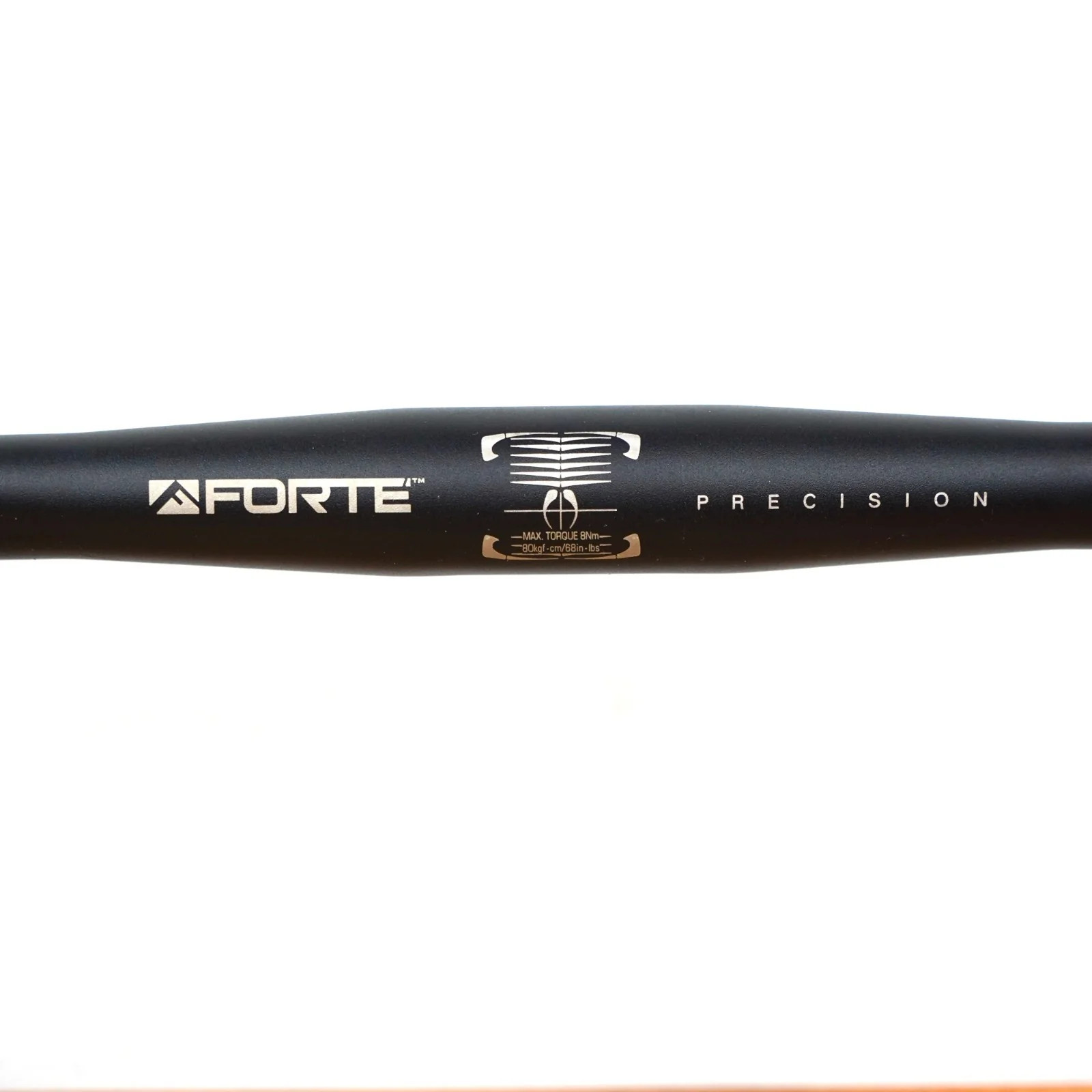 Forte Precision Handlebar Black Alloy 31.8mm Clamp 41cm Width Road Bike