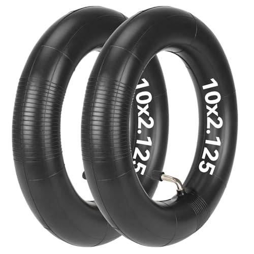 10 Inches Inner Tube 10×2.125, Thicker 2 mm Heavy-Duty Inner 90° Angled Valve