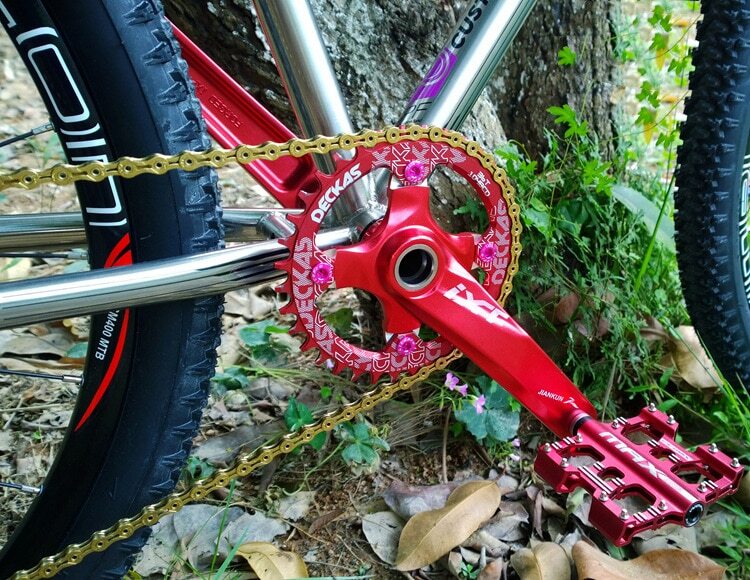 104BCD MTB Round Narrow Wide Chainring Bike Chainwheel 30/32/34/36/38/40/42T