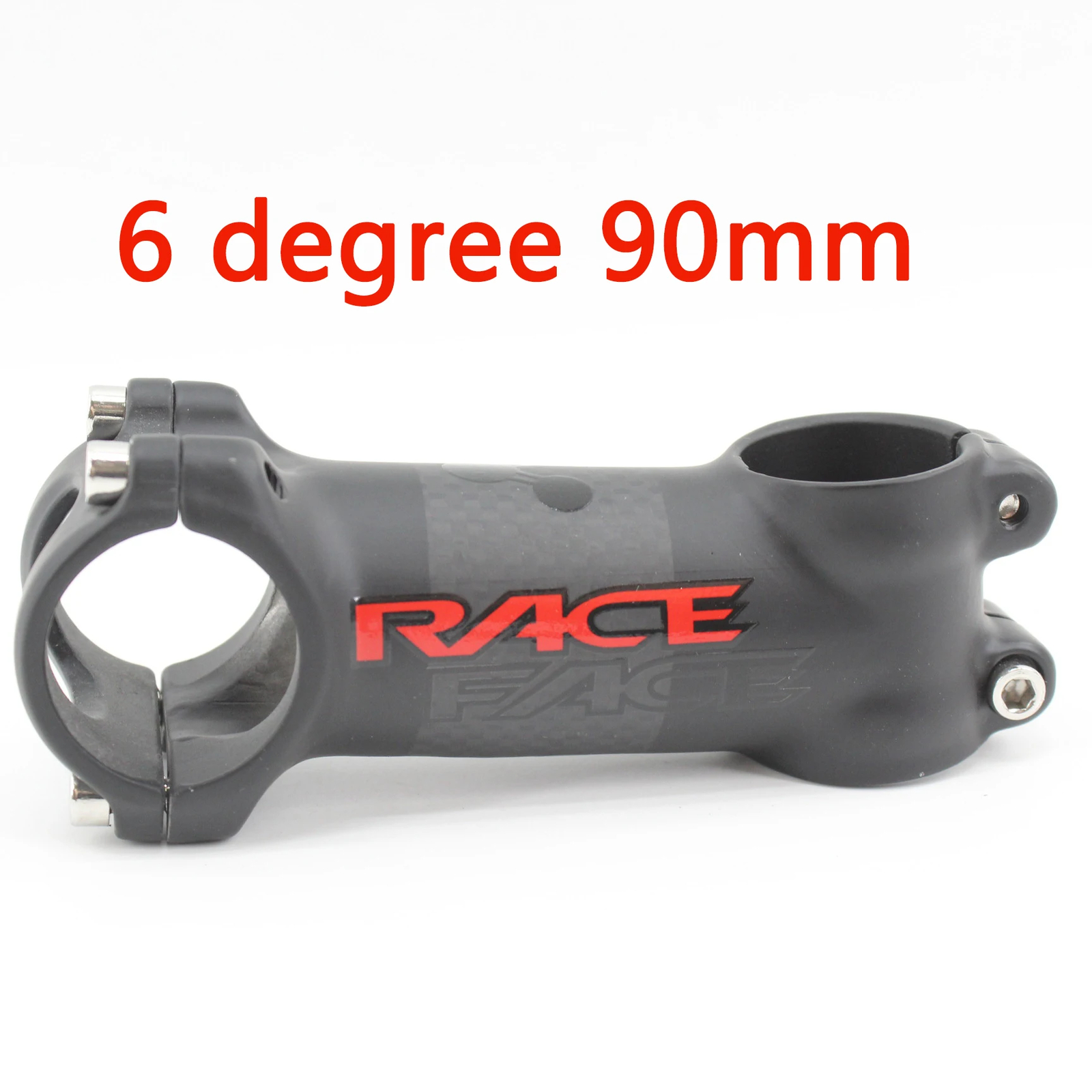 Mountain Road Bike Carbon Fibre Stem 6 17 Angle Degrees 31.8*60-120mm Matt
