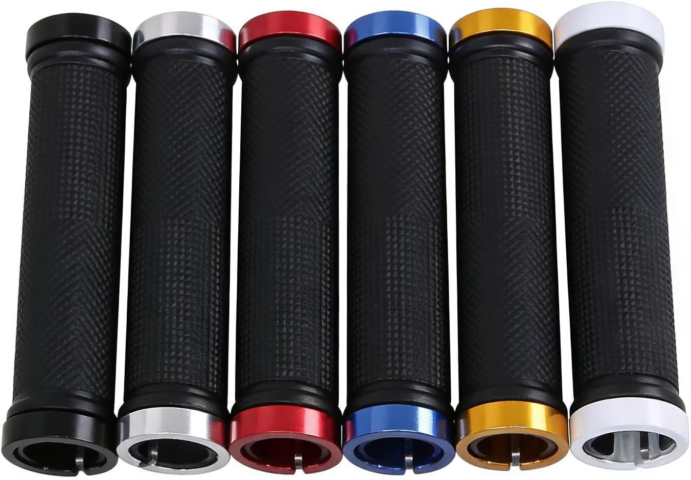 Non-Slip Bicycle Handlebar Grips, Rubber Bike Grips for Mountain Bike Electric S