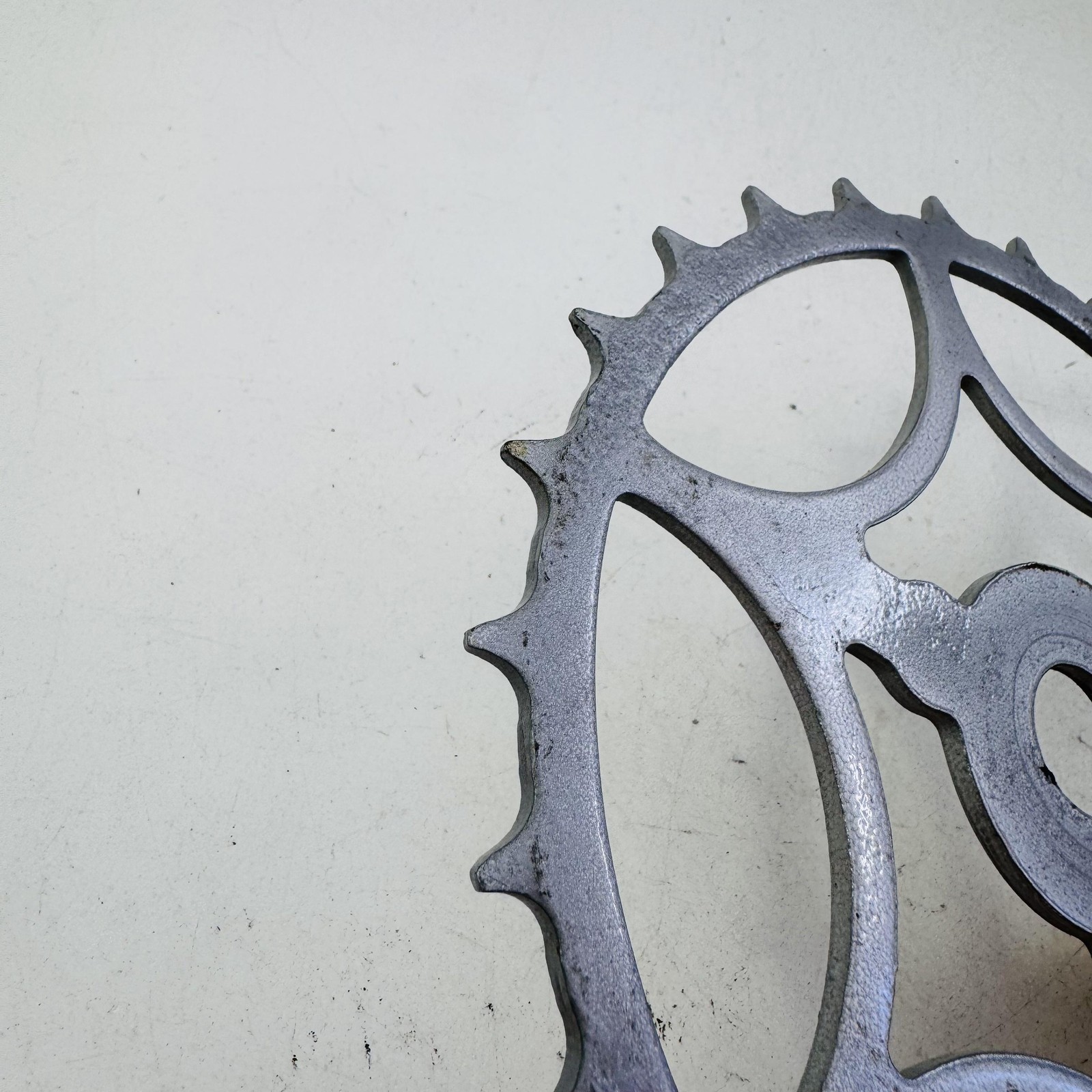 Vintage Skip Tooth Sprocket Chainring 50s Cruiser Balloon Tire Steel 26t Bike A1