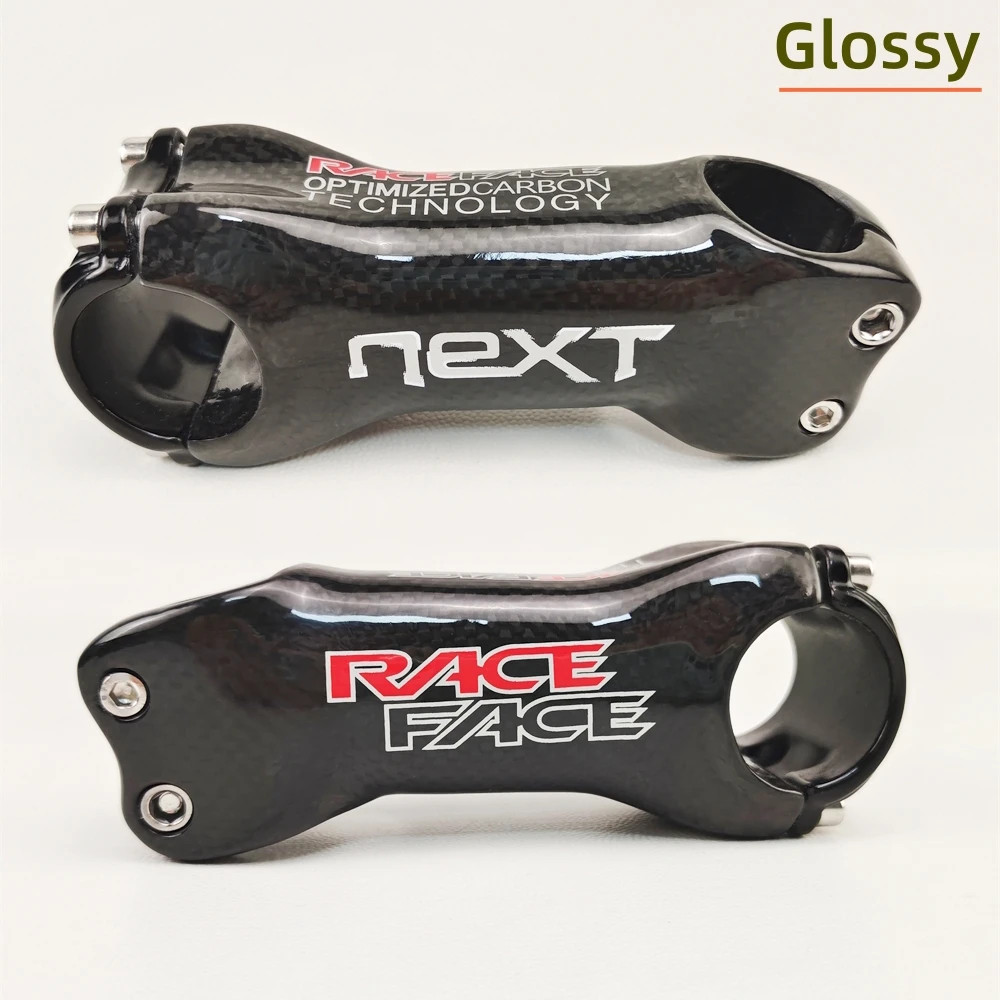 3K Carbon Fiber Stem 6/17 Degrees 31.8 * 60-120mm Mountain Road Bike Stem