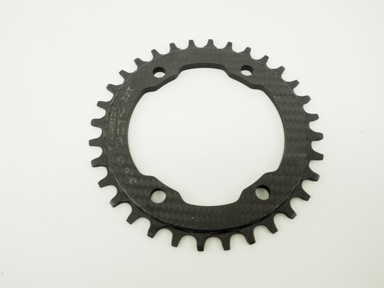 Carbon Tactic 32 Tooth 96 BCD 4-Arm Carbon Single Chainring 45g