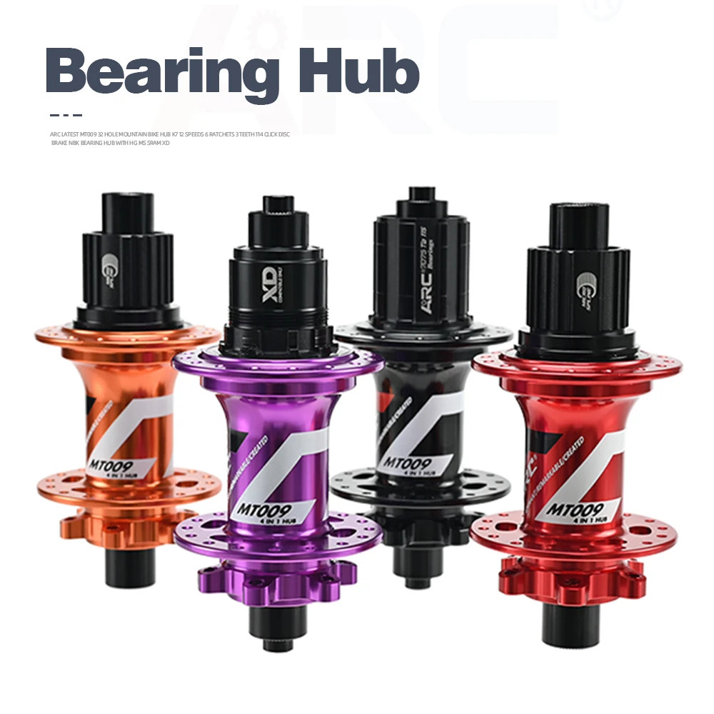 6 Pawls Hub MT009 MTB Hub Front 9X100 Rear 10X135Mm 6 Bolt Disc Brake Bike Bicyc