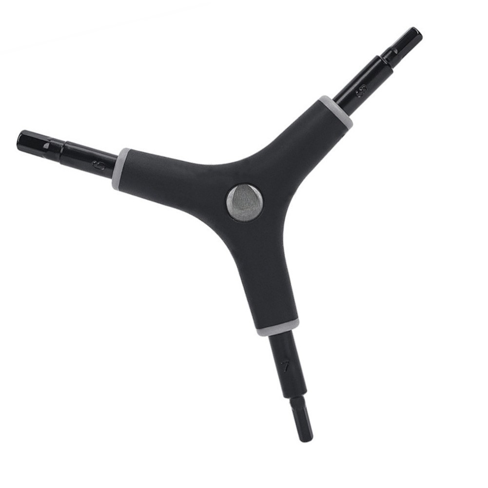 Bicycle Maintenance Triple Internal Hex Wrench Tool for 4 5 6mm Hex Screws
