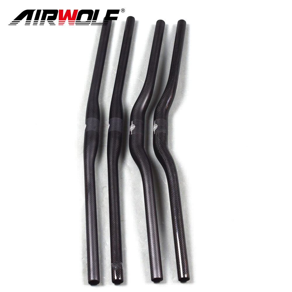 Carbon Fiber Bicycle Riser/Flat bar 31.8mm MTB Mountain Road Bike Handlebar 3K