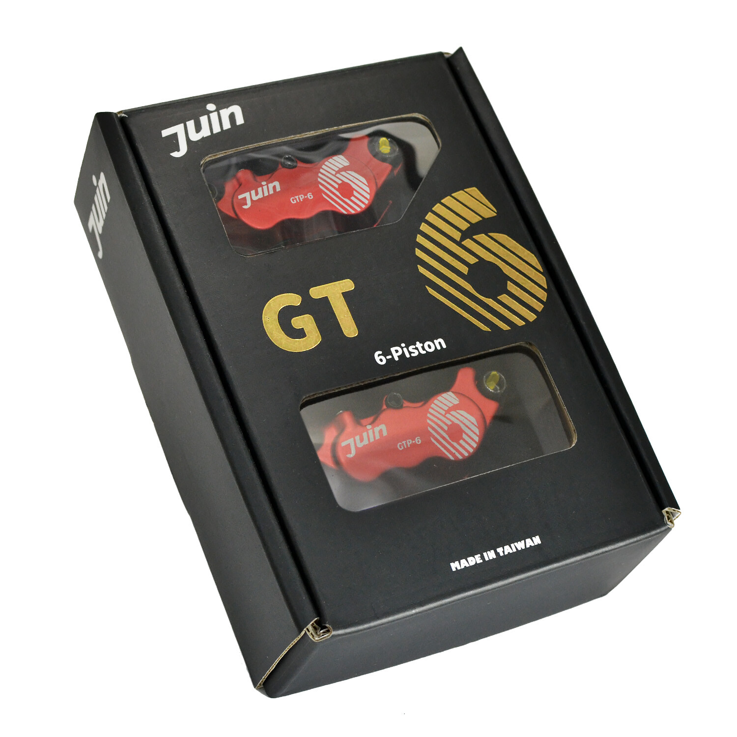 JUIN TECH GTP-6 6 Pistons MTB eBike CX Hydraulic Disc Brake Caliper Set (F+R