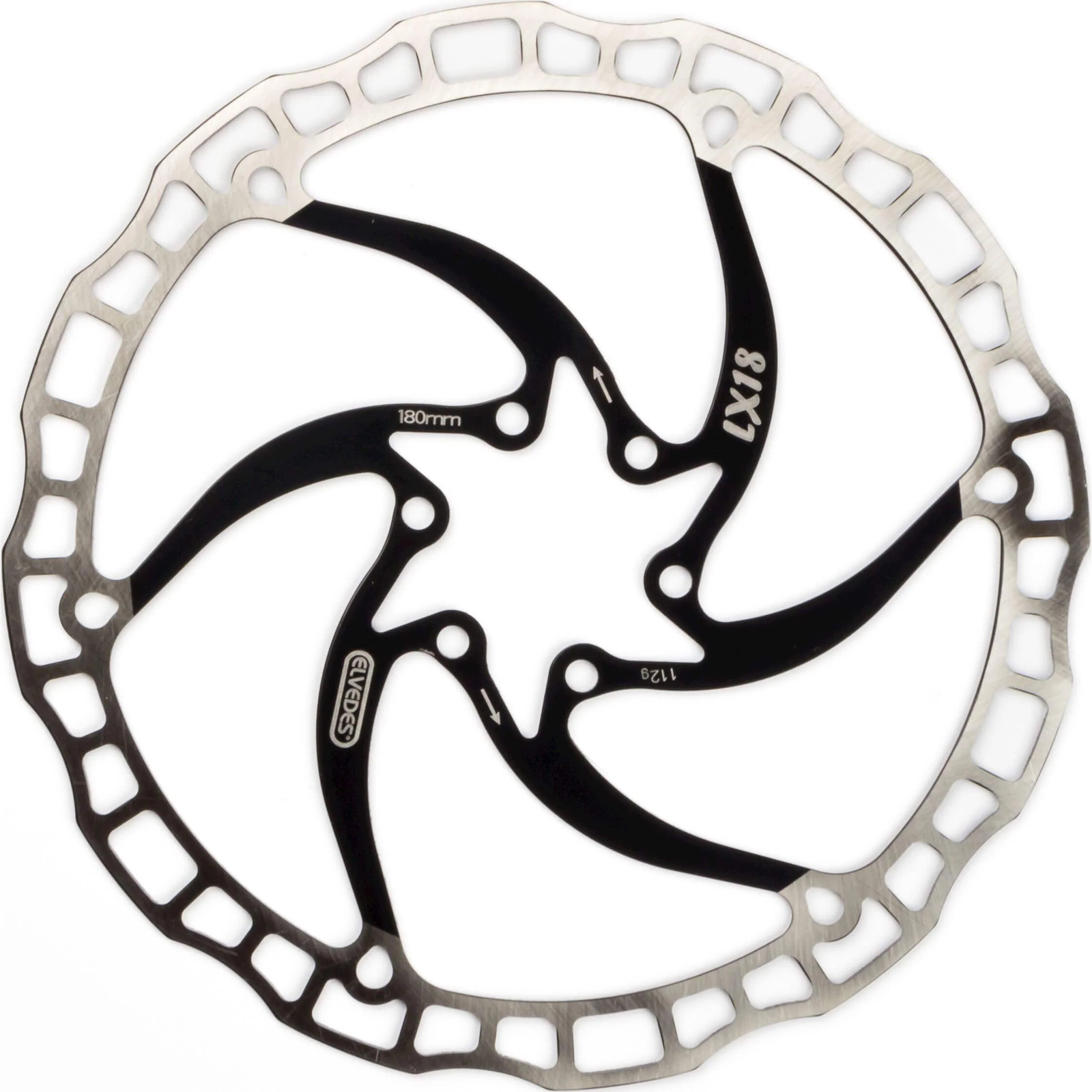 Wretched One Piece Rotor 180mm 112G 6 Holes + Battle Black 2015197