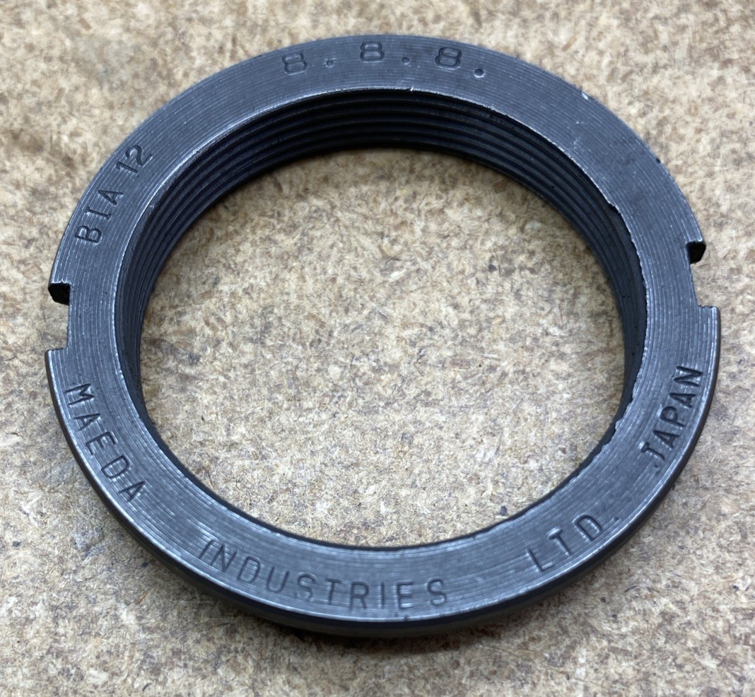 NOS Maeda Industries LTD Track Lockring 8.8.8. SunTour Japan 12t Stepped Vintage