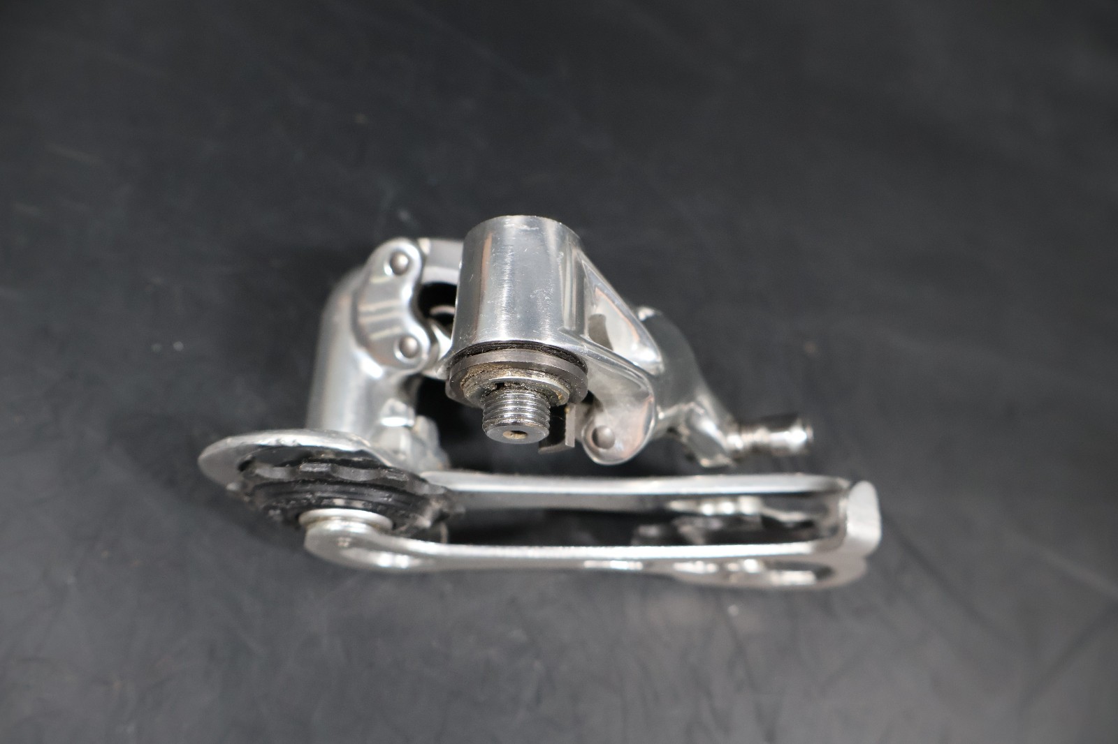 Campagnolo Racing T Triple Rear Derailleur 9 Speed Long Cage Silver Vintage Bike