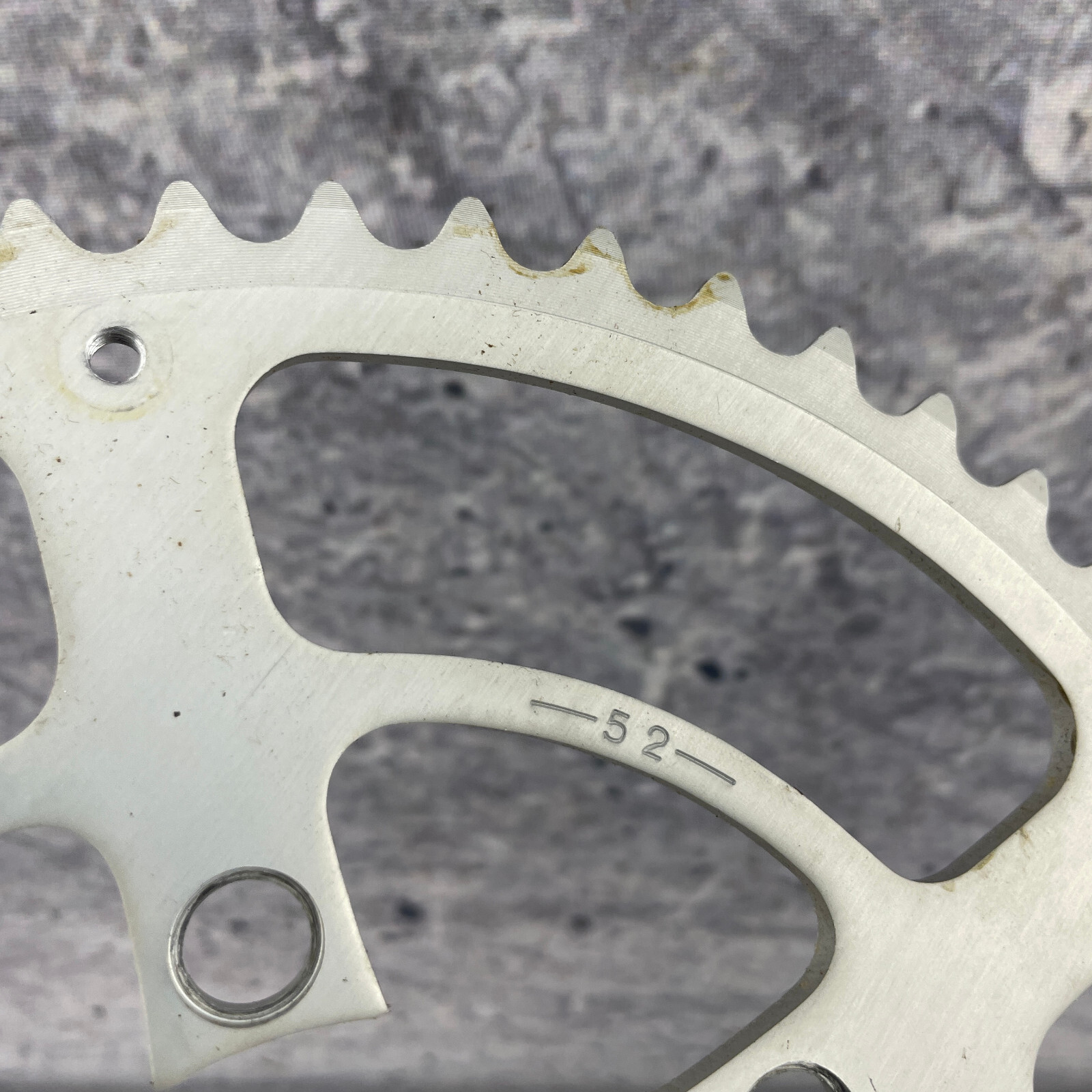 Vintage SR Sakae Apex 52t Chainring NOS 86 BCD 52 Tooth Stronglight Sprocket