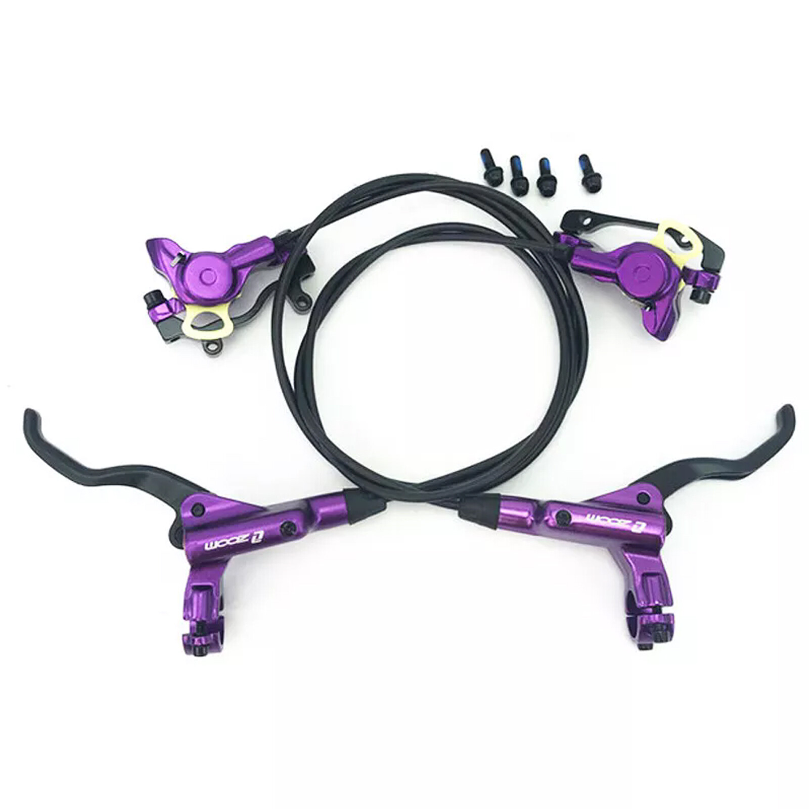 ZOOM HB-875 Hydraulic Disc Brake MTB Mountain Bike Brake Front & Rear Set