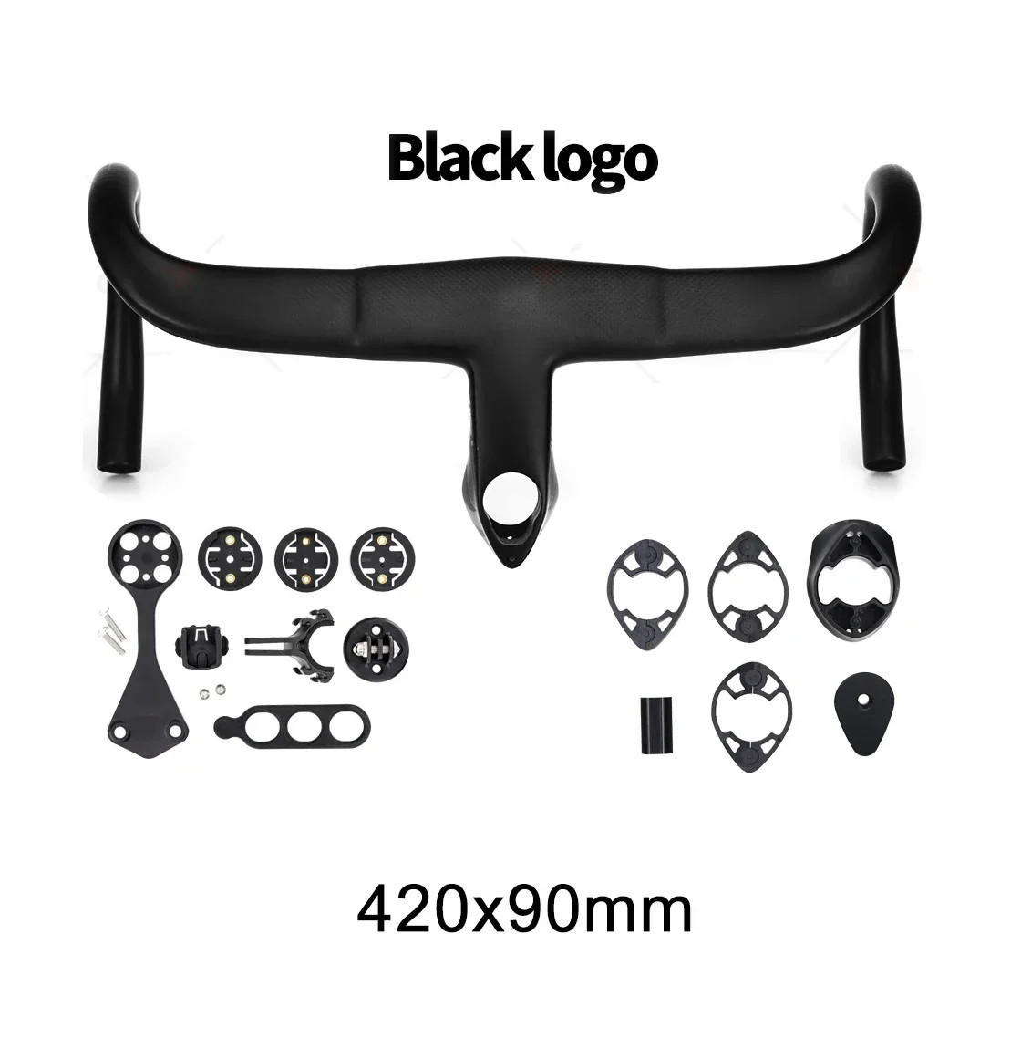 Carbon Fully Internal Wiring Integrated Road Bike Handlebar 4 Degrees Parts