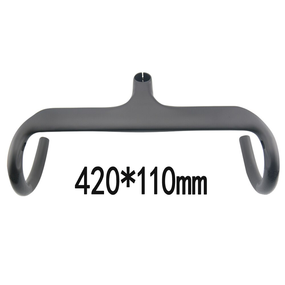 400/420/440mm Carbon Fiber Road Racing Bike Integrated Handlebar Drop 125mm