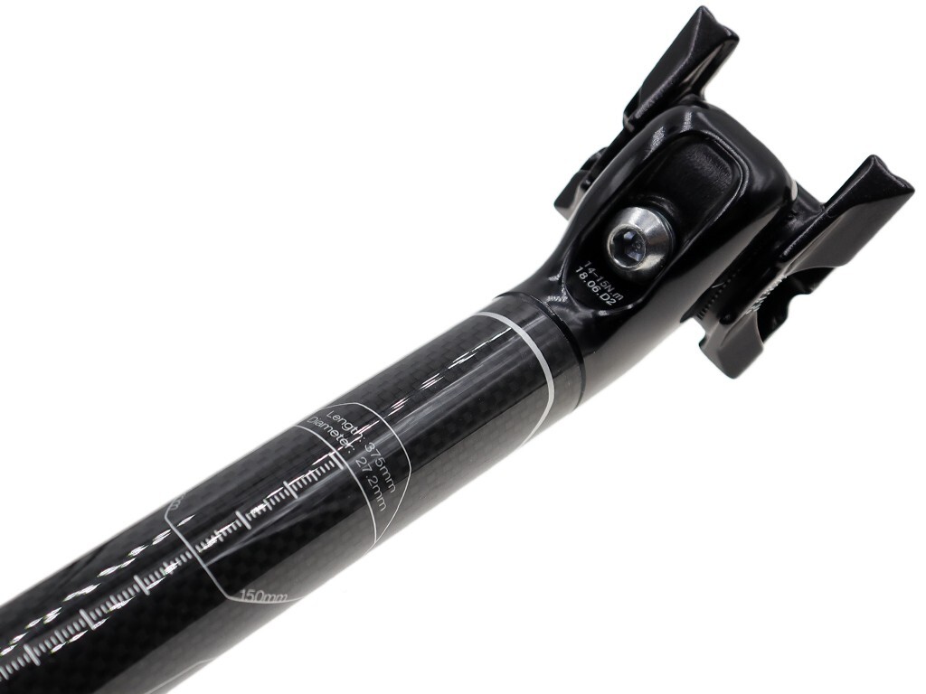 Giant Connect 3K Carbon Seatpost 27.2 x 375mm SB12 or 23 mm Black