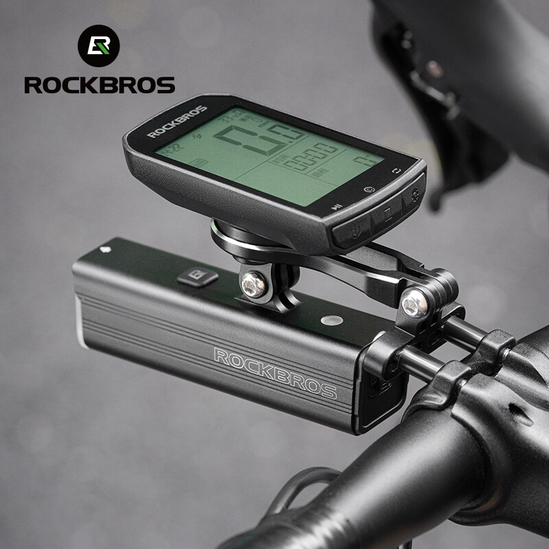 ROCKBROS Adjustable Out-Front Bicycle Mount – Aluminum Cycling Computer Mount