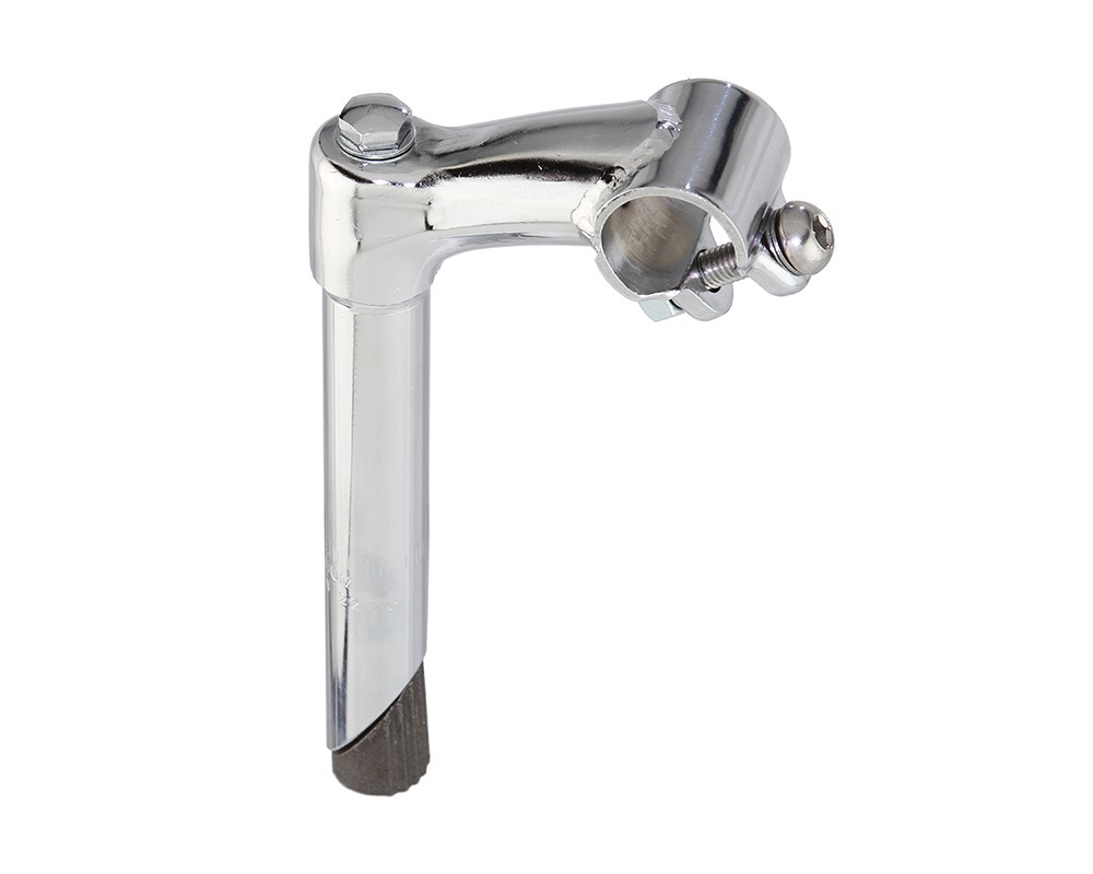 Bike Lowrider Stem 21.1mm Bicycle Gooseneck Chrome