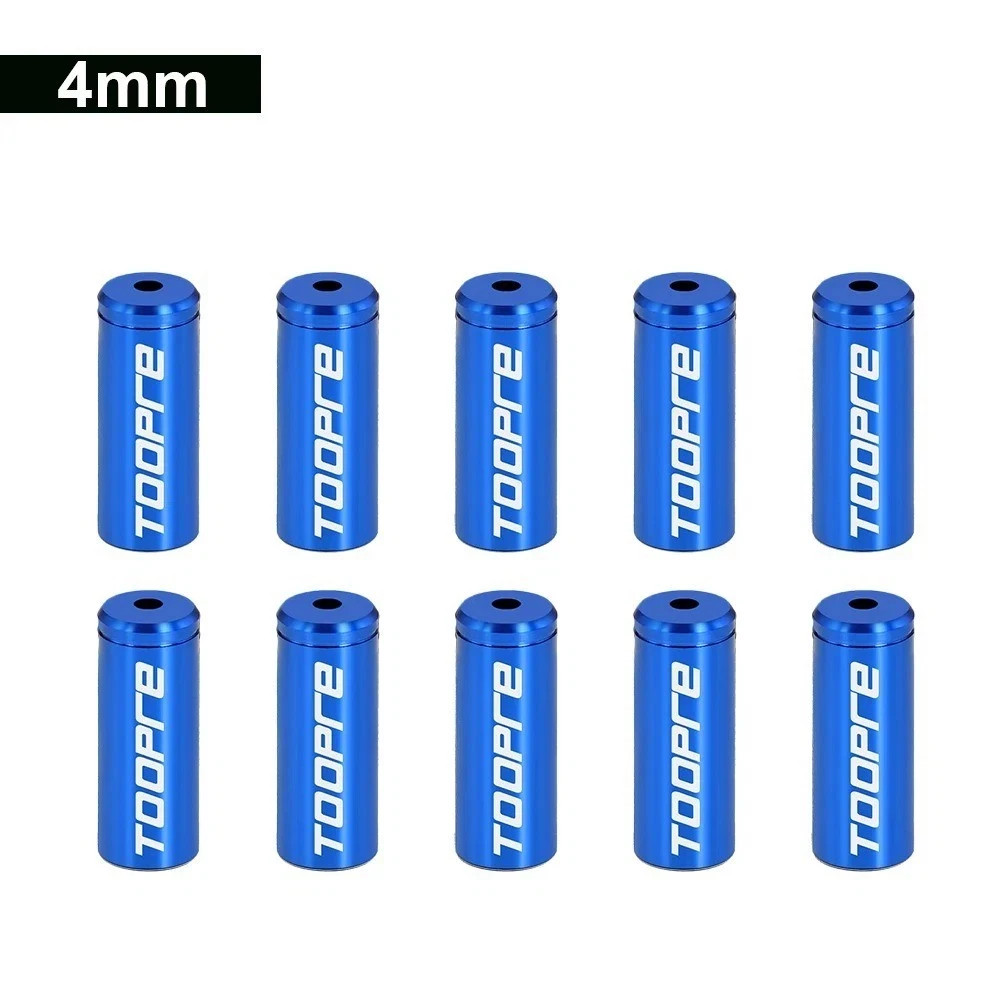 10pcs Aluminum Bicycle Cable Housing End Caps 4mm 5mm MTB Road Bike Brake Shifte