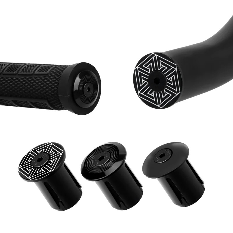 Bicycle Bar Ends Plug Caps Expanding Adjustable Locking Handlebar End Plugs Plas