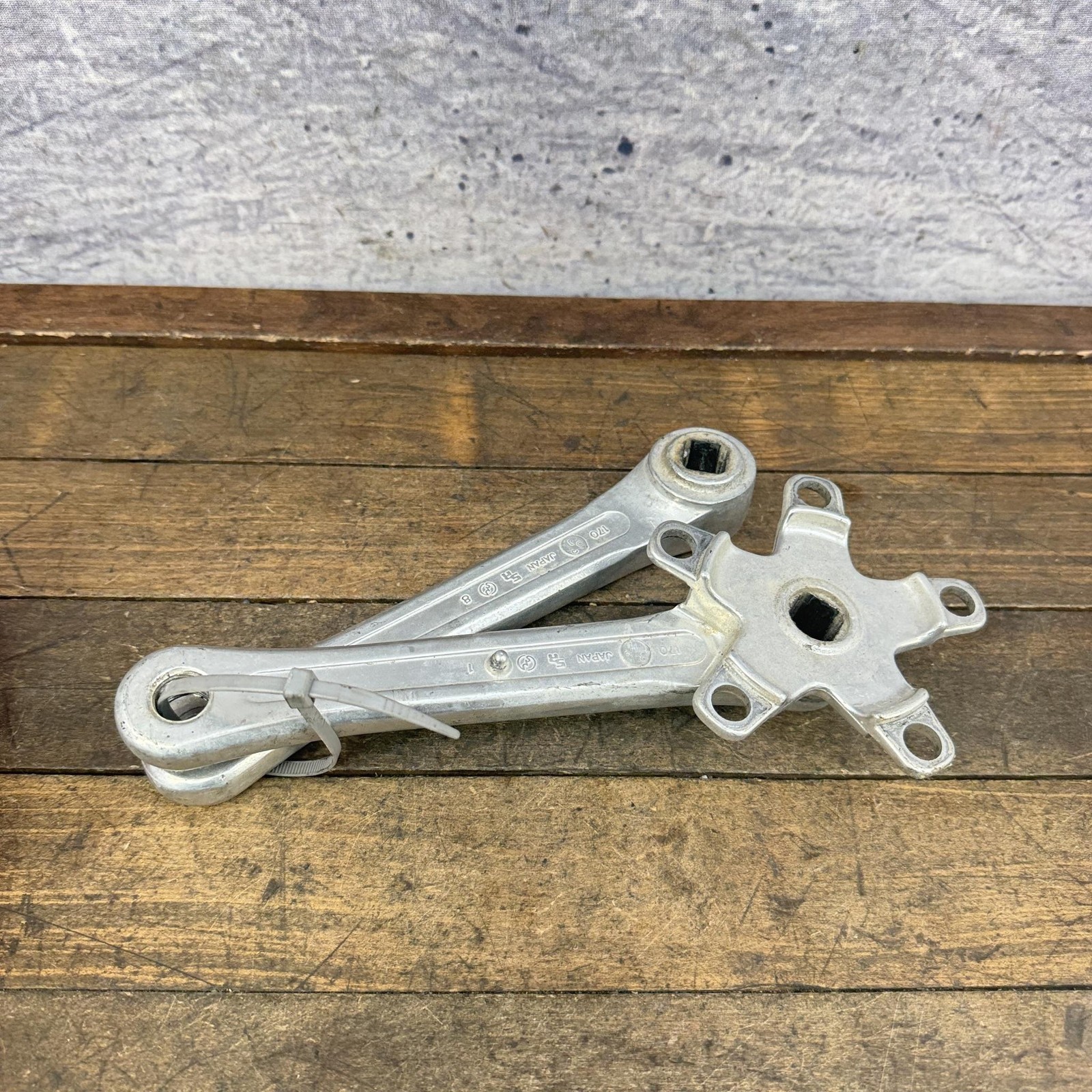 Vintage SR Super Custom Crankset 170mm 86 BCD Square Taper Road Bike Japan