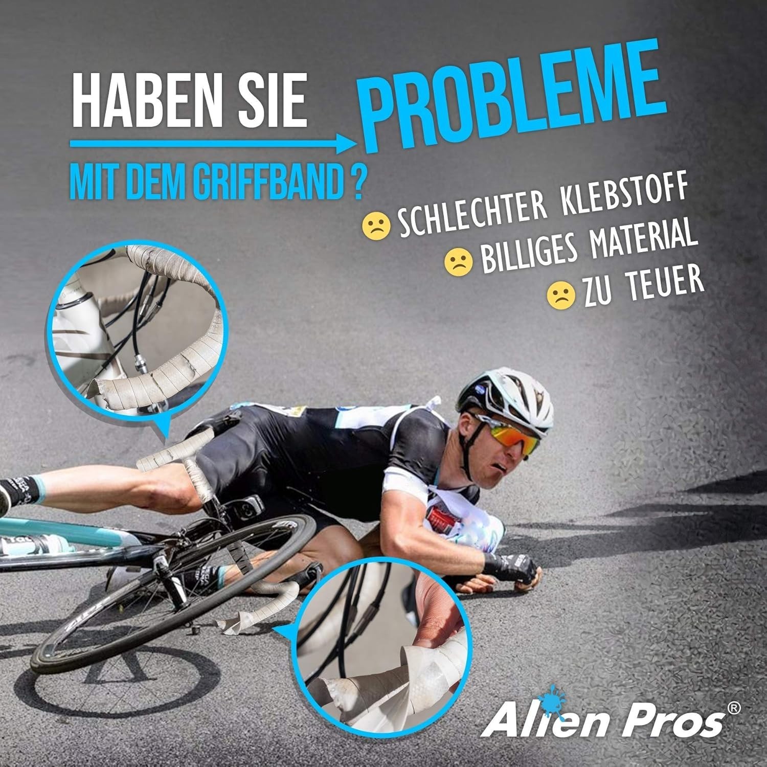 Bike Handlebar Tape Set of 2 White