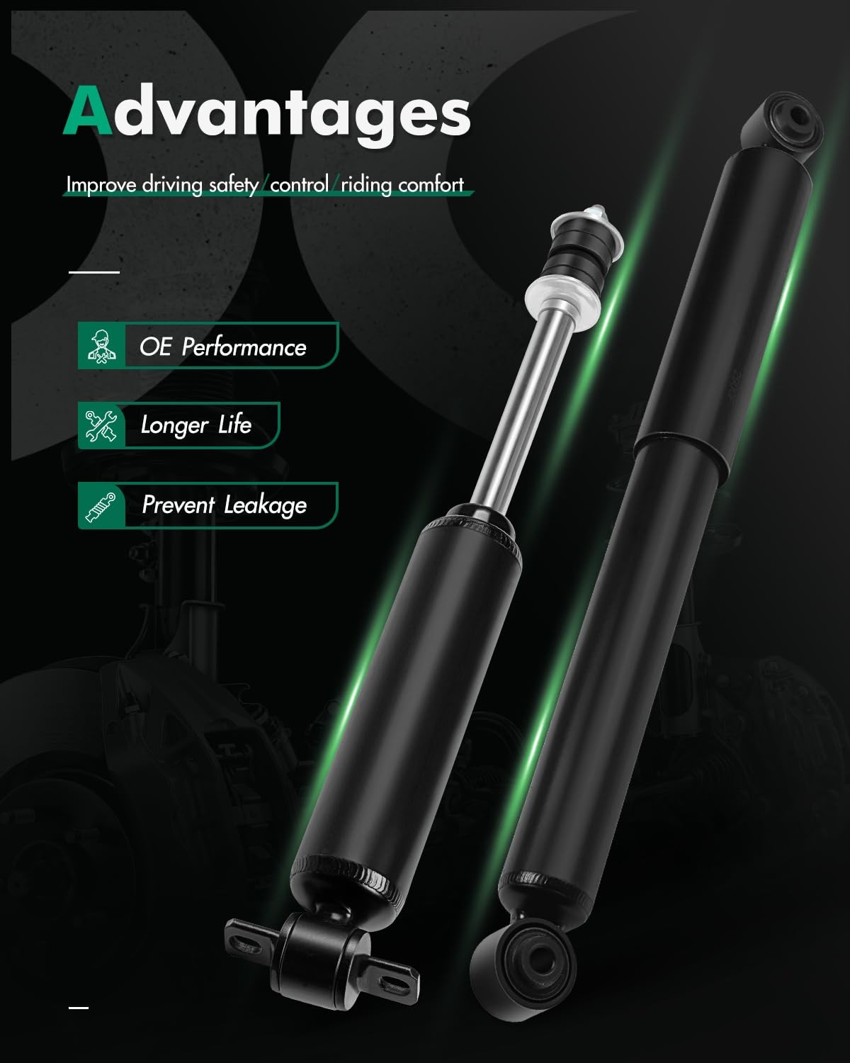 Scitoo Shocks Front Rear Gas Struts Shock Absorbers Fit For 1985-1995 1996 1997