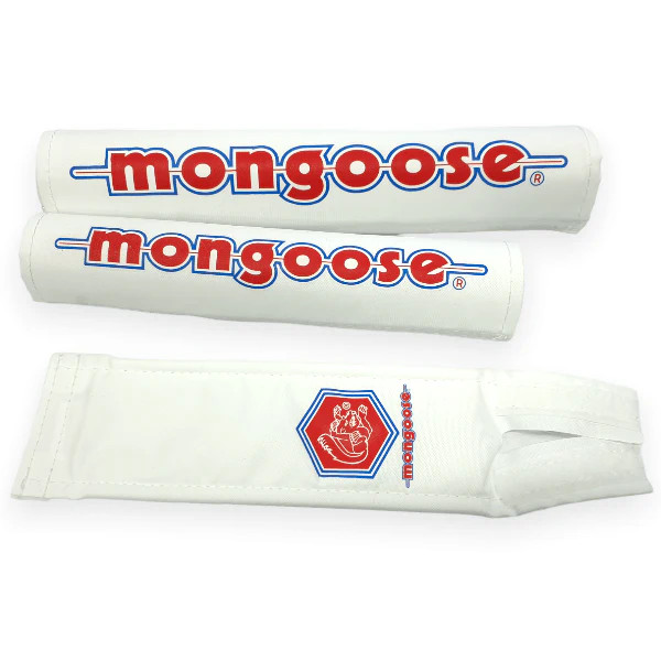 Mongoose Nylon pad set – WHITE 1986