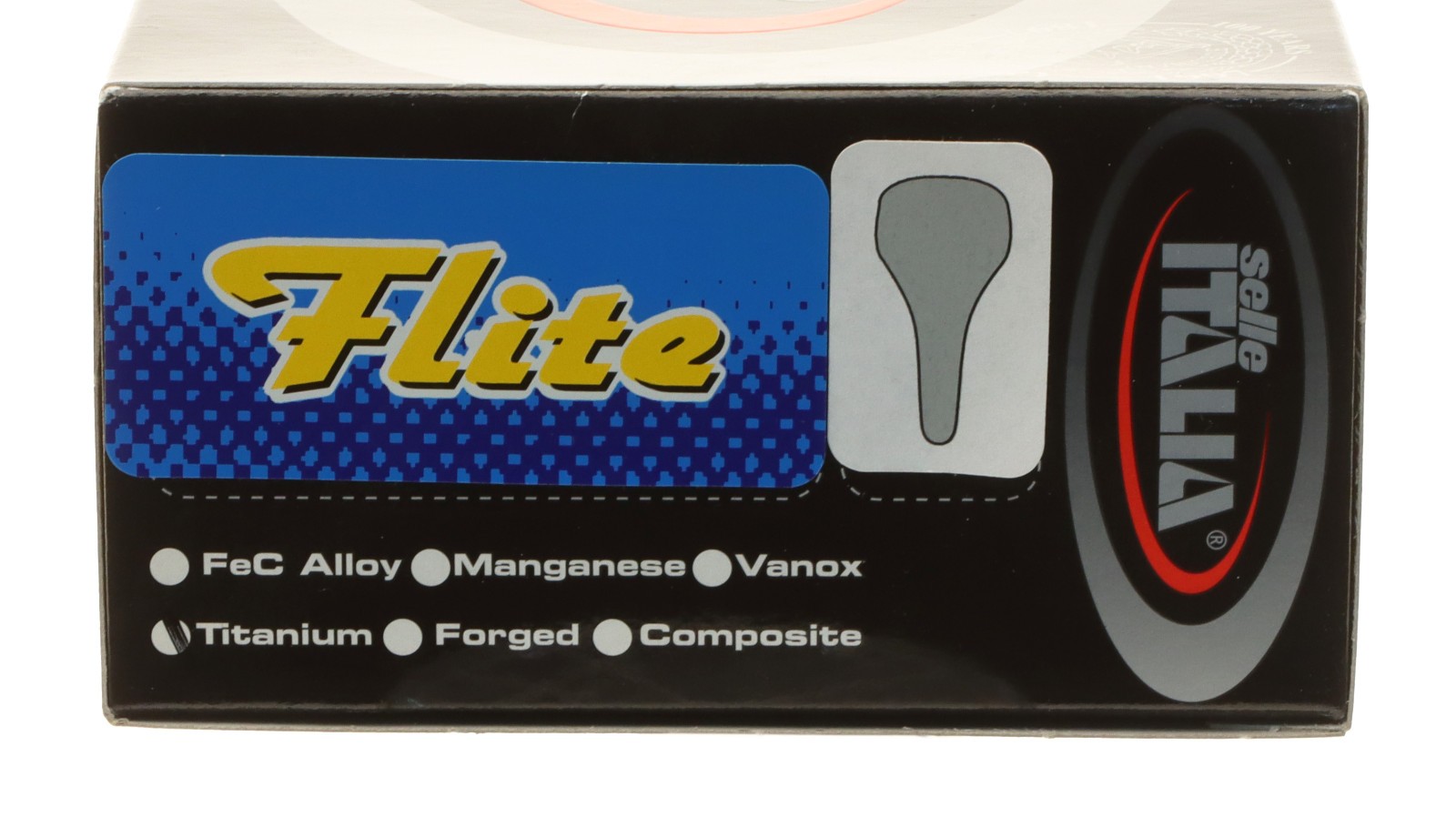 Selle Italia Flite Saddle Titanium Rail Calendar Gray Leather 2002 NIB NOS NEW