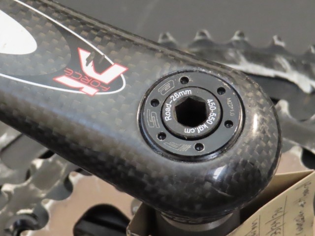 170mm x 130bcd FSA K-Force Carbon 10 speed triple outboard crankset