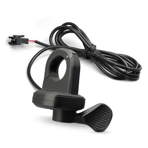 Quick Install Right Thumb Throttle Speed 24V 36V 48V 60V 72V Black (SM Plug)