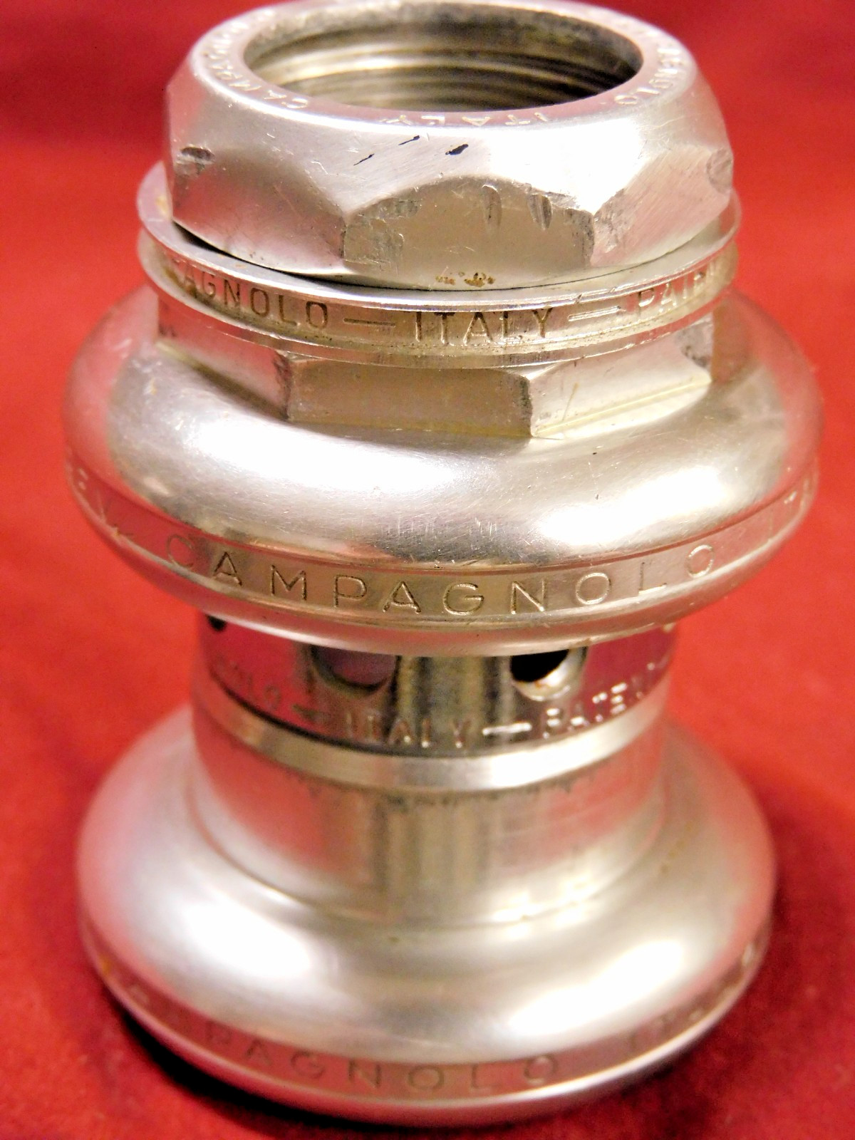 Vintage 80’s Campagnolo #4041 Super Record Alloy Road Headset Italian 25.4 x 24F