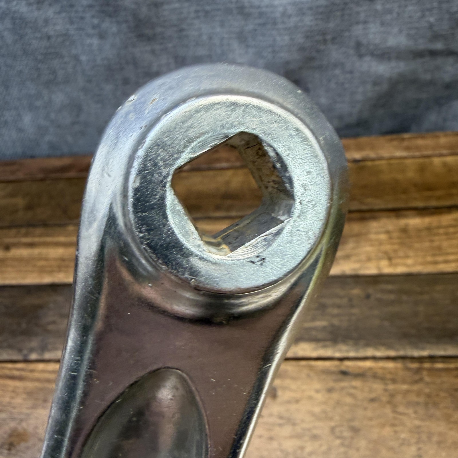 Vintage Bulletproof Crank Arm 165mm Square Taper Silver BMX Alloy RPM