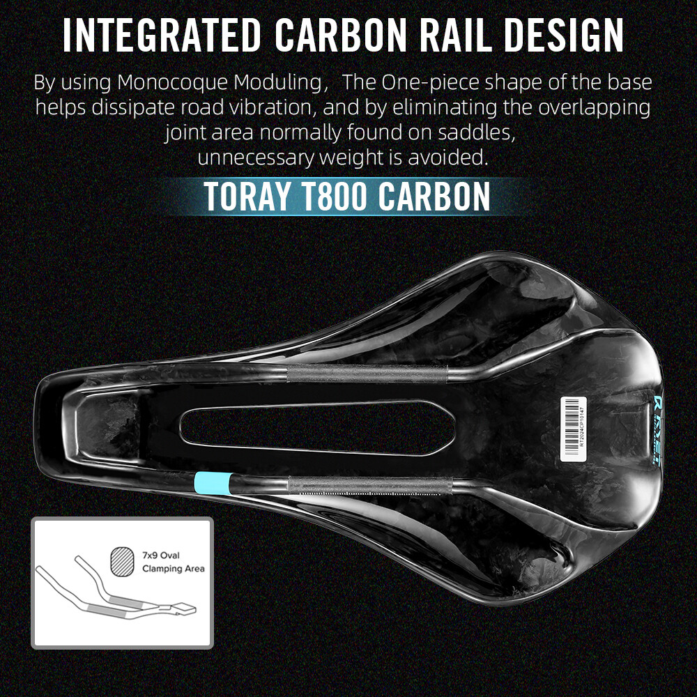 3D Printed Full Carbon Bicycle Saddle 135/145/155mm MTB Gravel Road Bike Seat