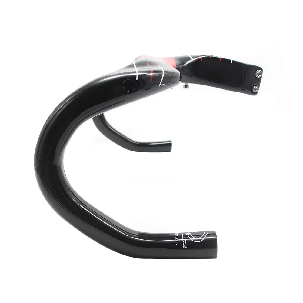 Full Carbon Fiber Road Bicycle Integrated Handlebar 28.6mm 400/420/440mm Width