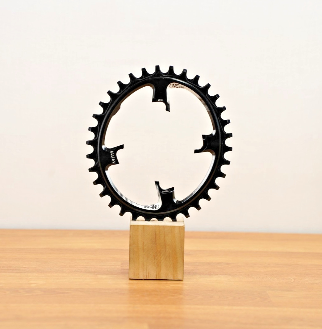 OneUp Components Switch Oval Traction Chainring Black 34T – NEW