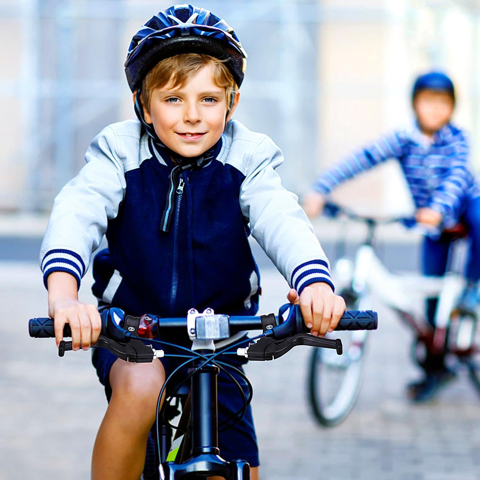 Kids Bike Brake Levers – Universal 22mm Bicycle Handle Children Black