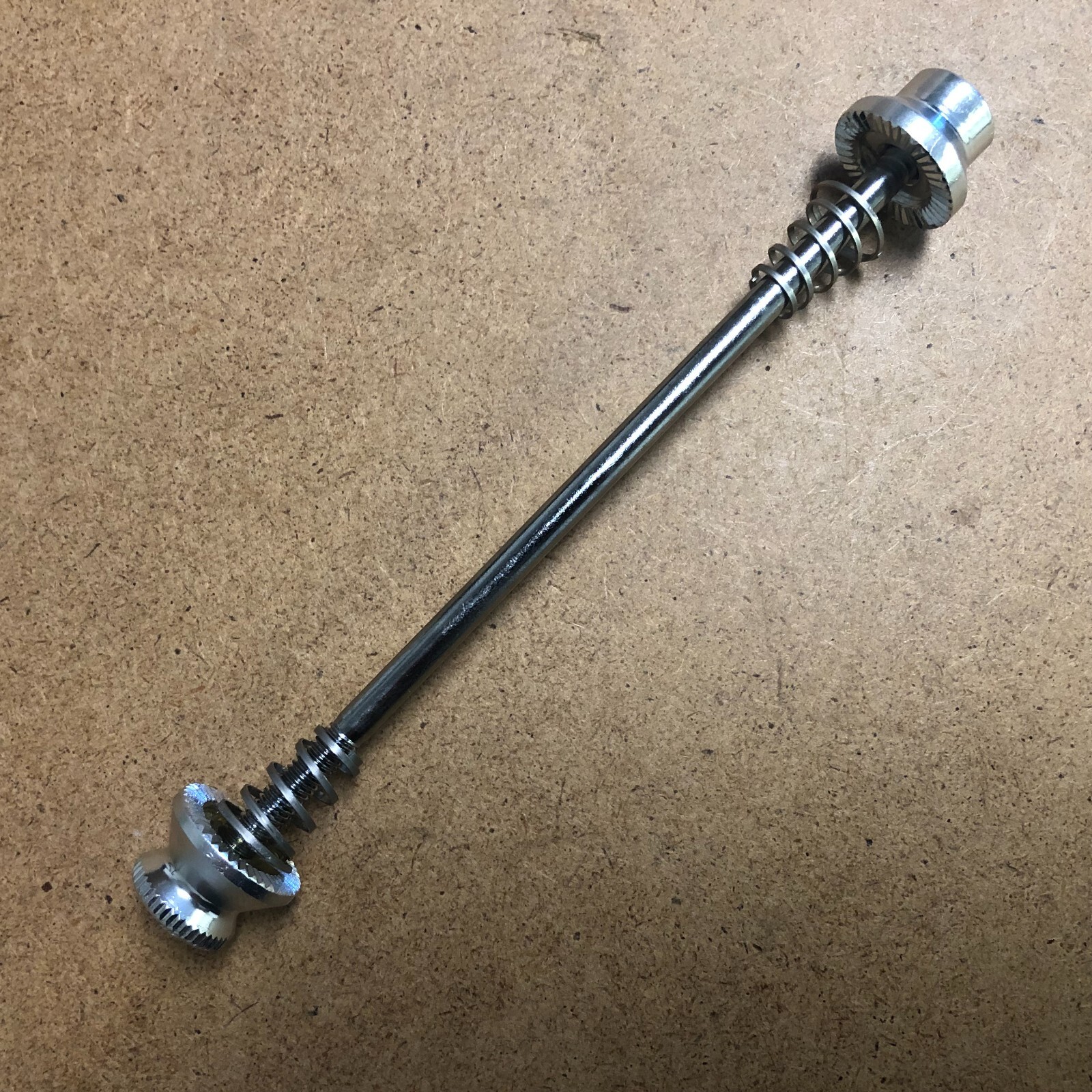 New Unbranded Alloy Bike Bicycle Front Skewer M5x115mm Silver