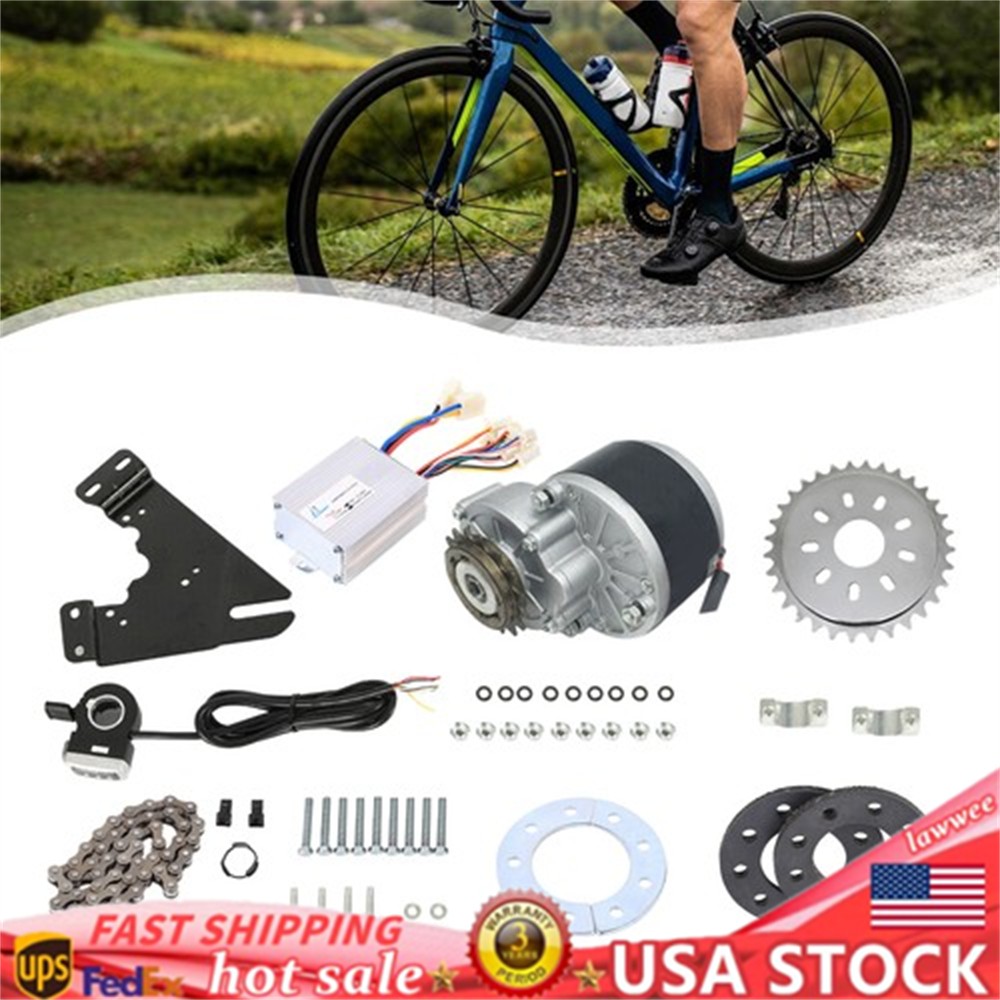 36V 350W E-Bike Motor Conversion Kit Electric Bike Freewheel Brushed Motor