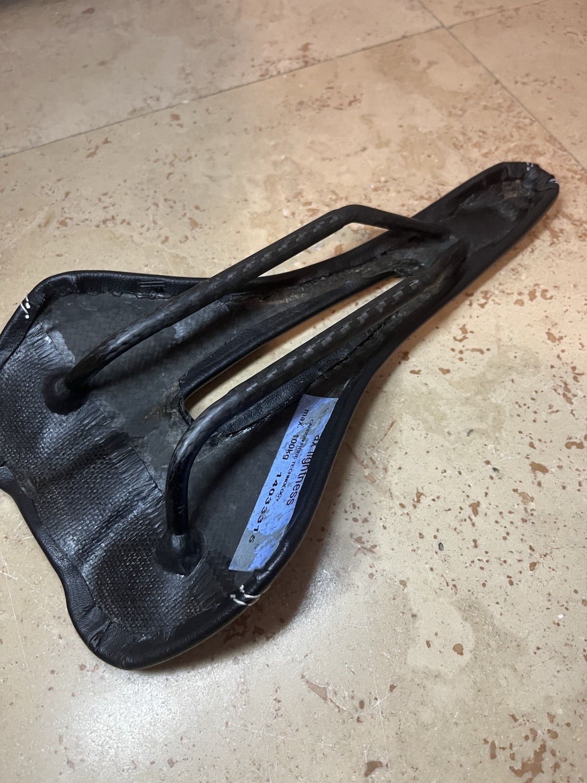 AX Lightness Carbon Fiber Lightweight Road Bike Saddle ~106g Discontinued