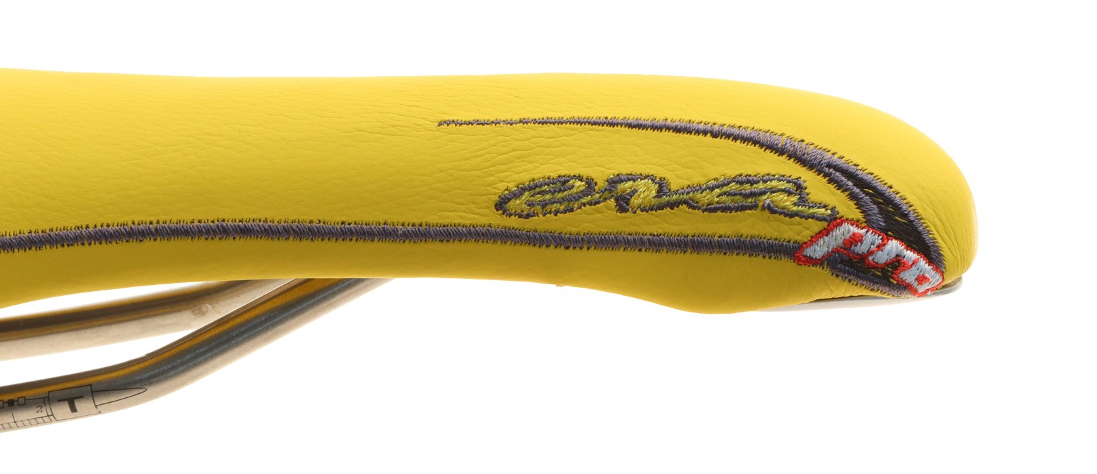 Selle San Marco Era Pro Saddle Titanium Rails Yellow Leather 2001 NIB NOS NEW