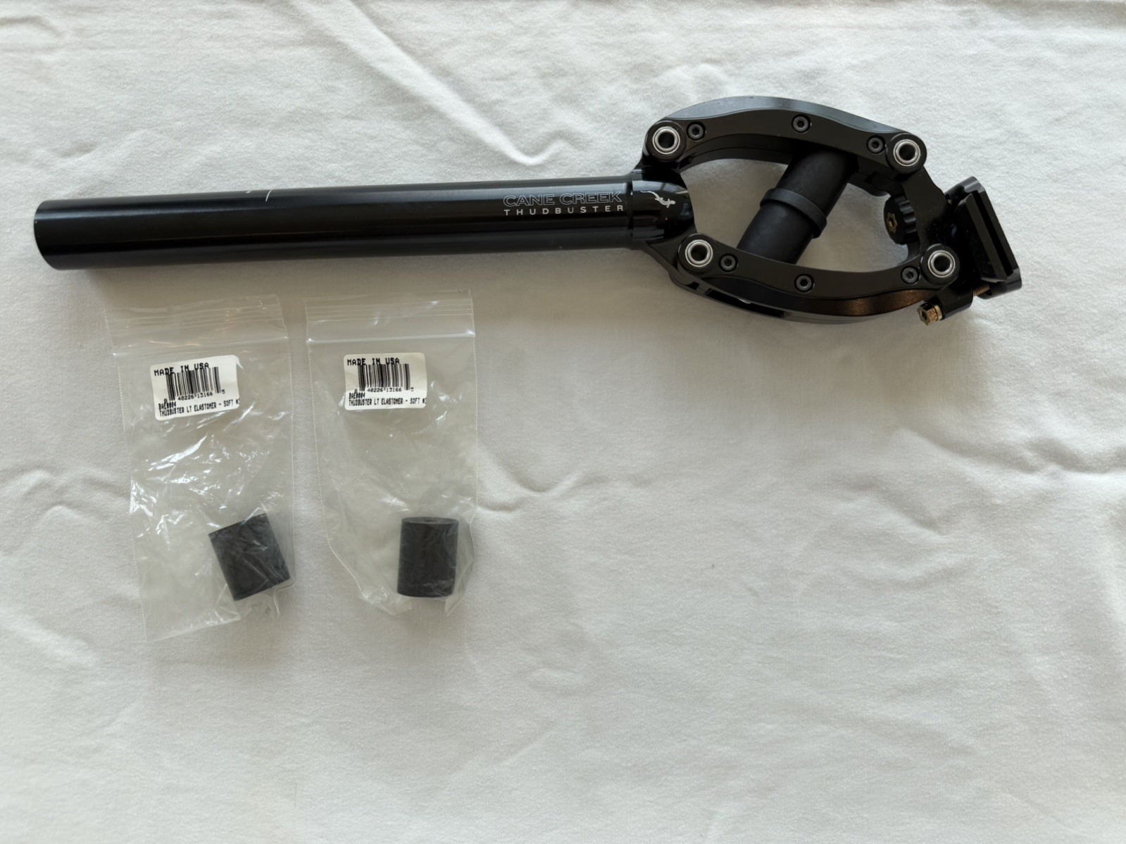 Cane Creek Thudbuster LT Suspension Seatpost 30.9mm Black w/ 2 Soft Elastomers