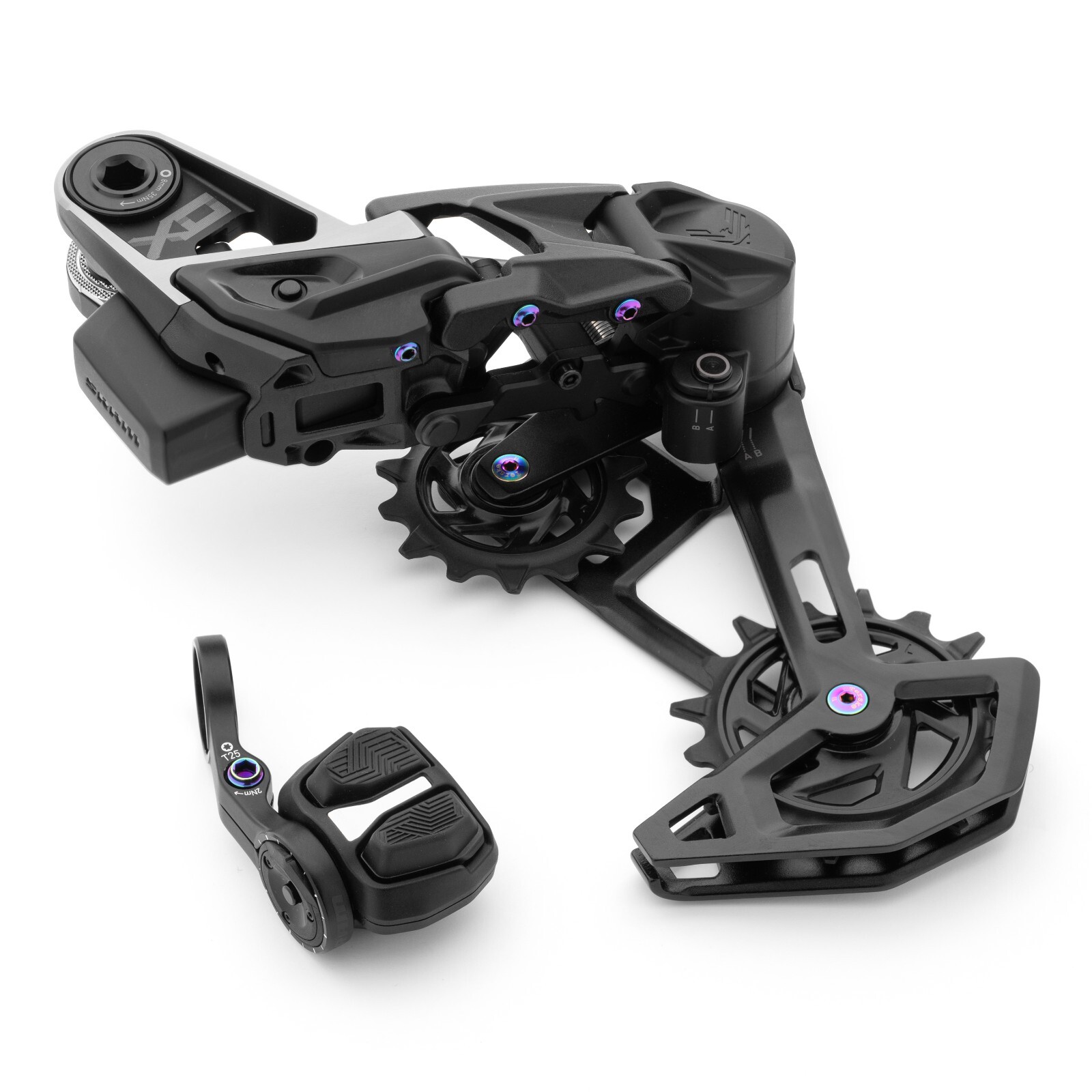 Oil Slick Titanium Hardware Kit for SRAM XX X0 GX Transmission Derailleurs