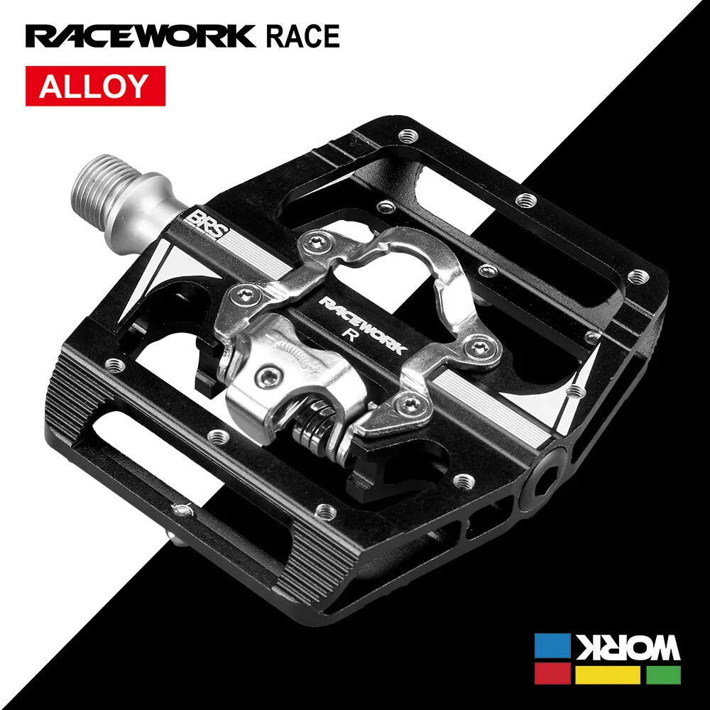 MTB Clipless Pedal Set Compact Double Function Power Meter Pedalen Platform